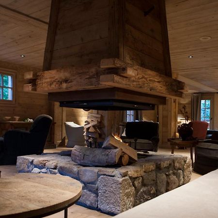 Le Cerf Amoureux Chalet Prive & Spa Sallanches Exteriör bild