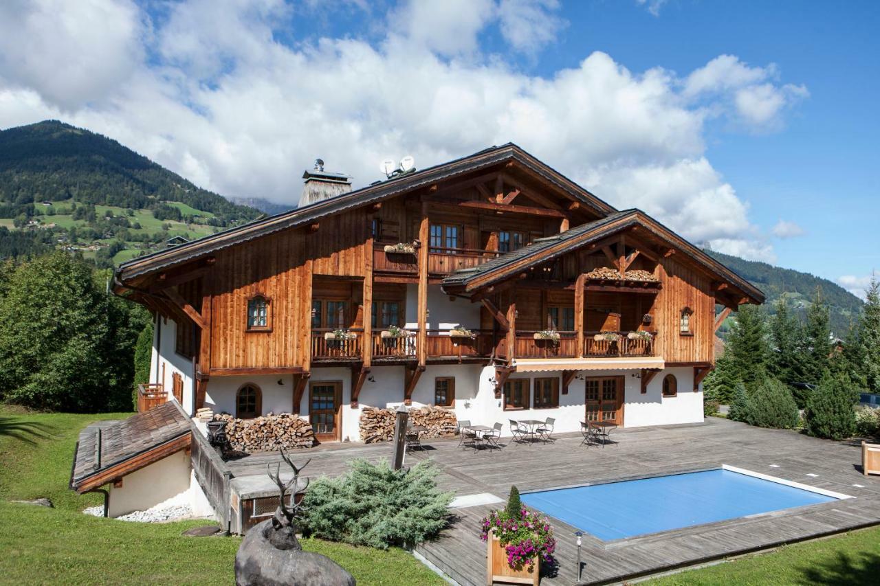 Le Cerf Amoureux Chalet Prive & Spa Sallanches Exteriör bild