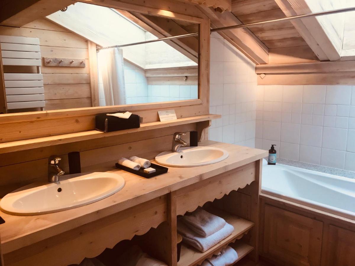 Le Cerf Amoureux Chalet Prive & Spa Sallanches Exteriör bild